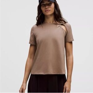 Lululemon Cotton Shoulder-Twist T-Shirt